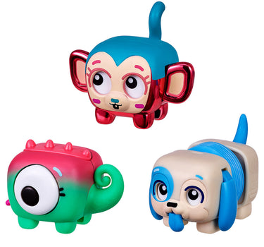 Little Live Pets Squirkies Metallic Cheeky Pop Monkey 3 Packs