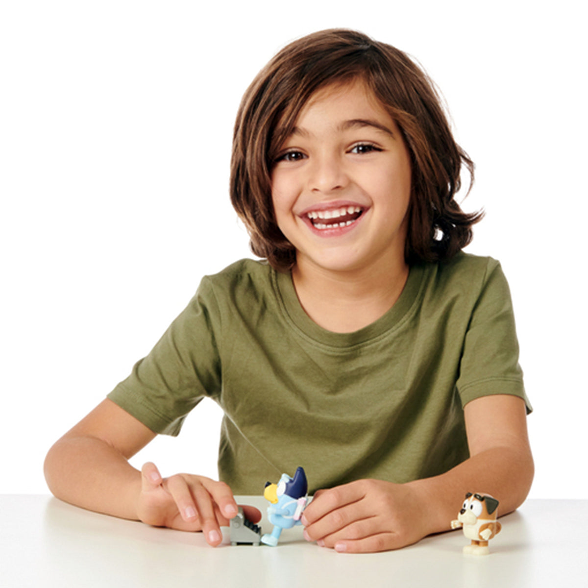 Bluey School Friends Bluey And Winton With Typewriter 2 Pack Figure Set