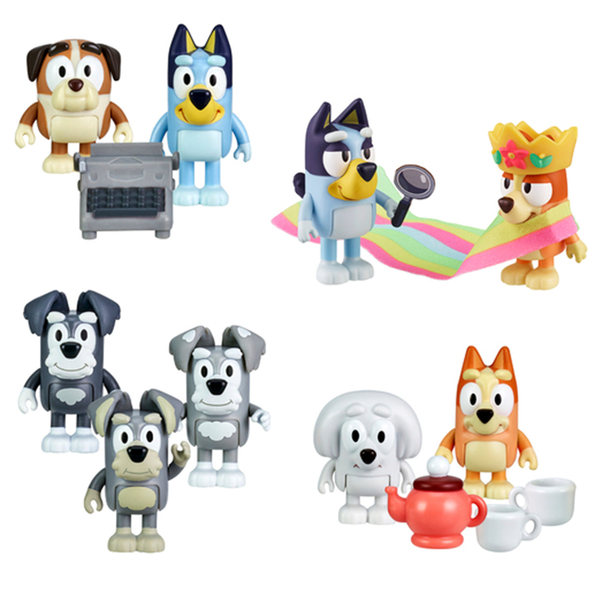 Bluey School Friends Bluey And Winton With Typewriter 2 Pack Figure Set