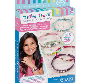 Make It Real Rainbow Bling Bracelets