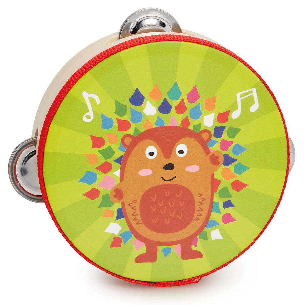 Addo Woodlets Musical Wooden Tambourine