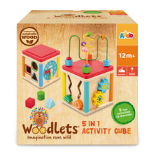 Load image into Gallery viewer, Addo Woodlets 5 In 1 Activity Cube V2
