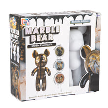 Load image into Gallery viewer, RMS Craft Hub Marble Bear Pouring Craft Kit Metallic
