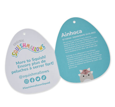 Squishmallows 7.5in Plush Ainhoca the Ankylosaurus