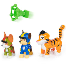 Load image into Gallery viewer, Paw Patrol Jungle Pups - Chase, Tracker &amp; Tiger Figures
