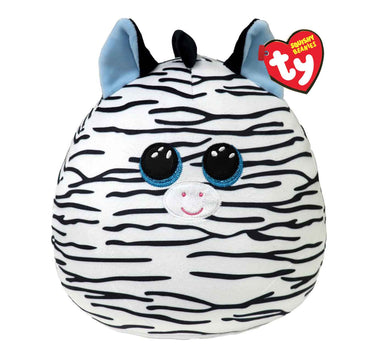 TY Squish-A-Boos 25cm Plush Xander the Zebra