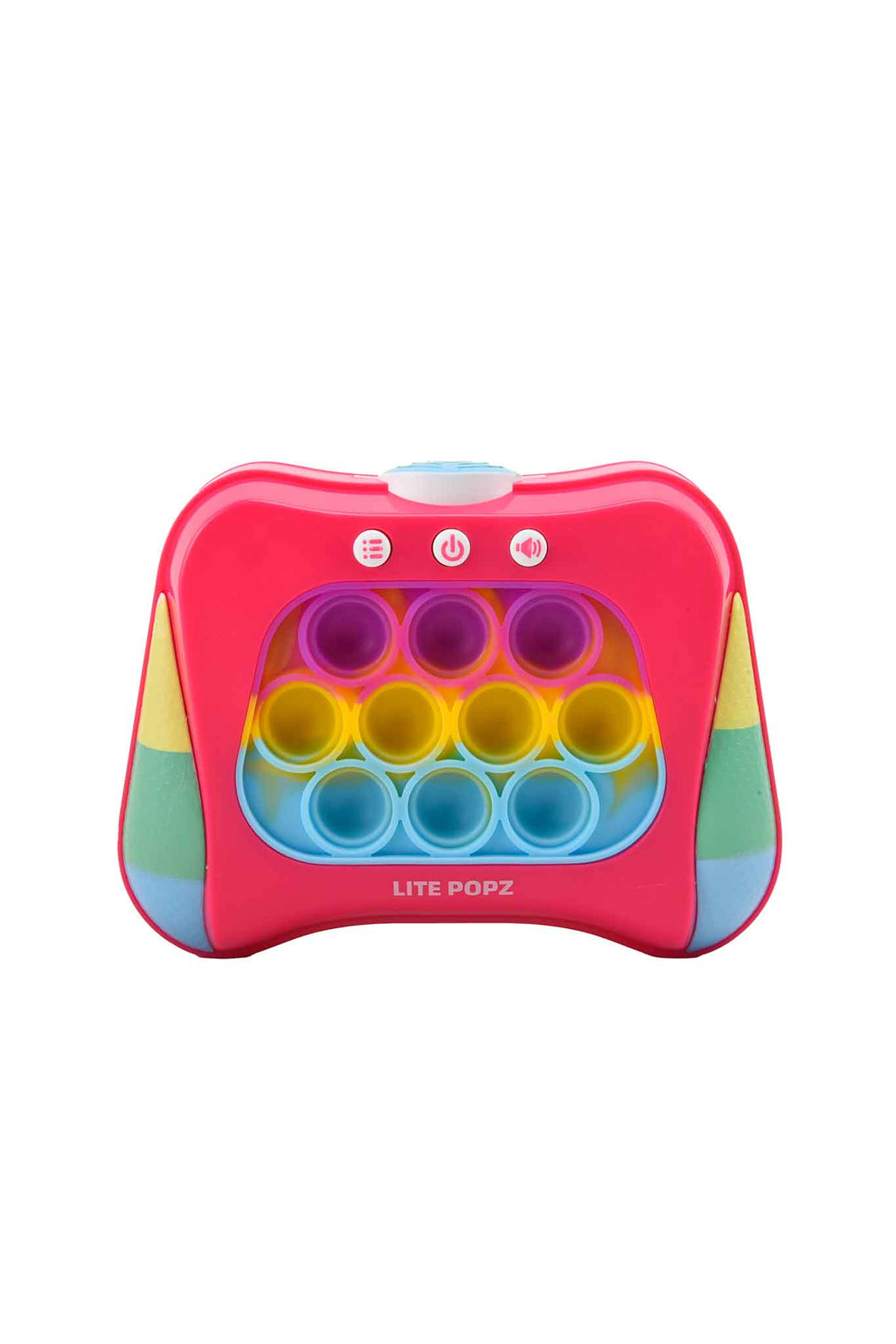 Wj Tech Lite Popz Push Button Fidget Game - Rainbow Camo