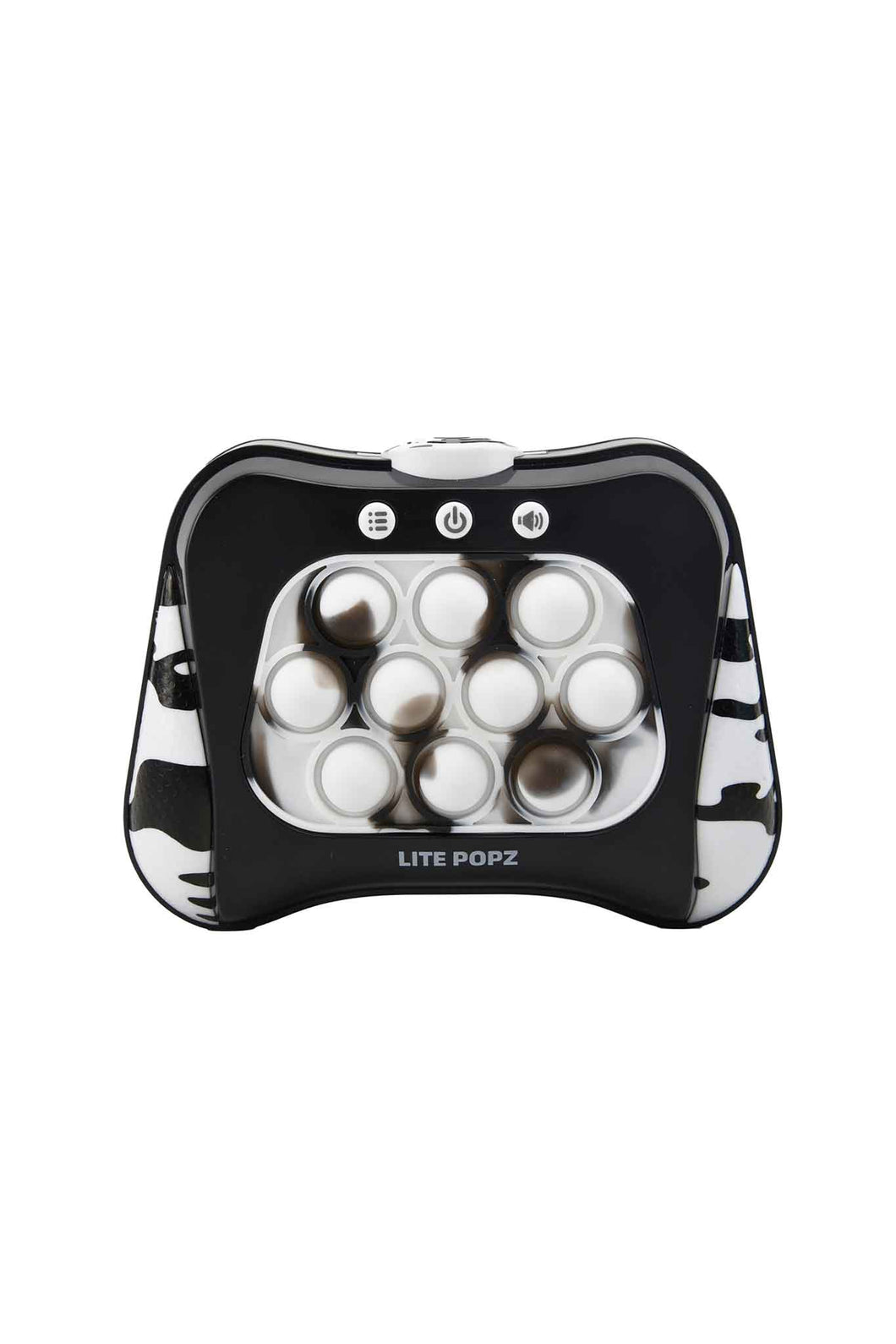 Wj Tech Lite Popz Push Button Fidget Game - Black Camo