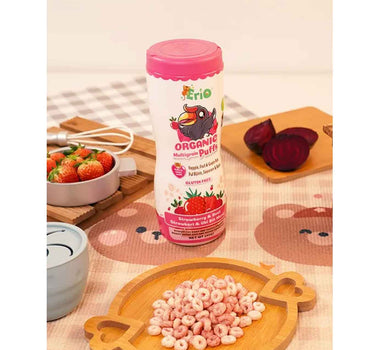 Erio Organic Multigrain Puffs 45Gm Banana & Pumpkin 8M+