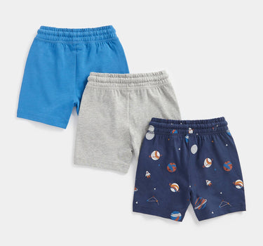 Mothercare Space Jersey Shorts - 3 Pack