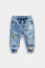 Load image into Gallery viewer, Mothercare Character Denim Joggers
