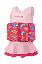 Load image into Gallery viewer, Konfidence Floatsuit Mia/Friends Navy 4-5Yrs

