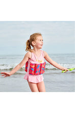 Load image into Gallery viewer, Konfidence Floatsuit Mia/Friends Navy 4-5Yrs
