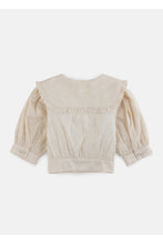 Load image into Gallery viewer, Gingersnaps Embroidered Top with Peter Pan Collar
