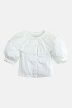 Load image into Gallery viewer, Gingersnaps Blouse with Lace On Bib
