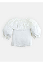 Load image into Gallery viewer, Gingersnaps Blouse with Lace On Bib
