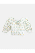 Load image into Gallery viewer, Gingersnaps Floral with Bow Top
