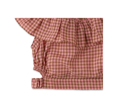 Gingersnaps Gingham Top with Side Cut Outs
