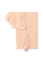 Load image into Gallery viewer, Gingersnaps All Over Pointelle Top with Frills

