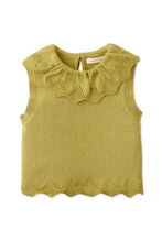 Load image into Gallery viewer, Gingersnaps Scalloped Edge Neck and Hem Knitted Top
