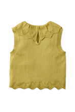 Load image into Gallery viewer, Gingersnaps Scalloped Edge Neck and Hem Knitted Top
