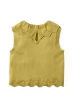 Load image into Gallery viewer, Gingersnaps Scalloped Edge Neck and Hem Knitted Top
