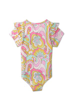Load image into Gallery viewer, Gingernaps Psychedelic Print Jersey Bodysuit

