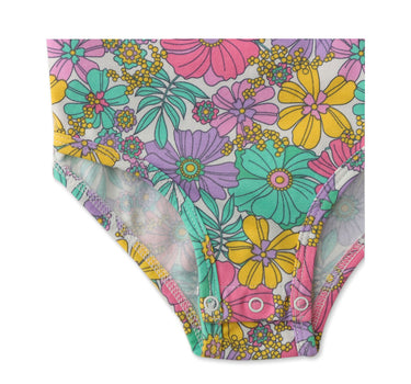 Gingersnaps Floral Print Jersey Bodysuit