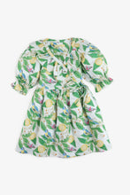 Load image into Gallery viewer, Gingersnaps Puff Sleeves Wrap Around Dress
