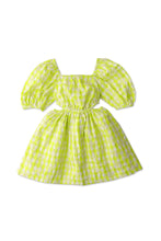Load image into Gallery viewer, Gingersnaps Gingham Embroidered Eyelet Cut Out Dress
