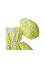 Load image into Gallery viewer, Gingersnaps Gingham Embroidered Eyelet Cut Out Dress
