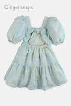 Load image into Gallery viewer, Gingersnaps Stripes Eyelet Button Down Dress
