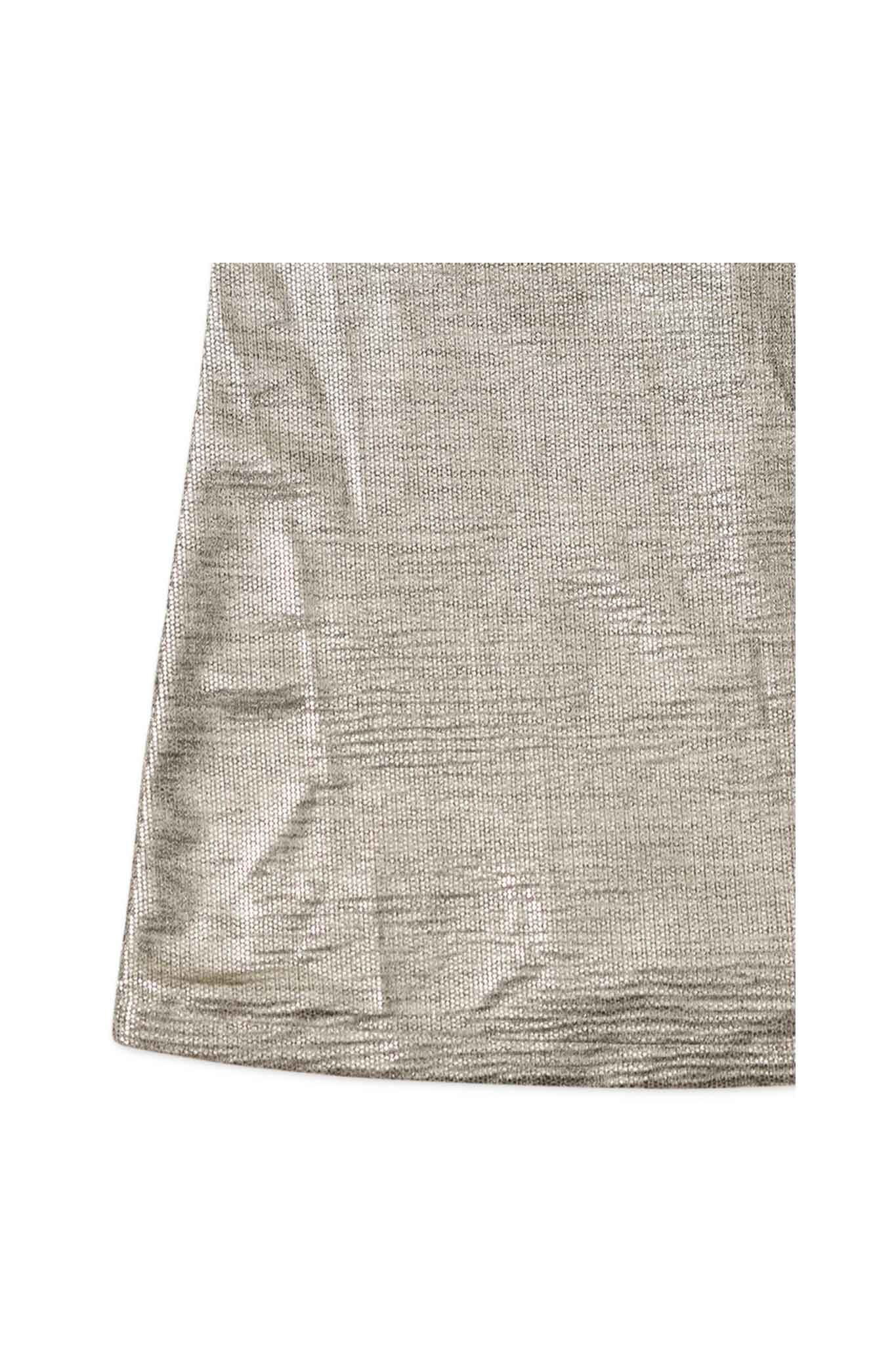 Gingersnaps Lame Shift Dress with Peterpan Collar and Contrast Trim and Bow