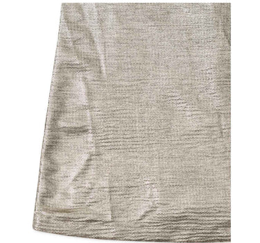 Gingersnaps Lame Shift Dress with Peterpan Collar and Contrast Trim and Bow