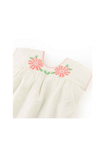 Load image into Gallery viewer, Gingersnaps Mexican Dress with Floral Embro On Yoke and Sleeves
