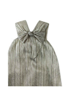 Load image into Gallery viewer, Gingersnaps Lurex Tulle Shift Dress With Bow
