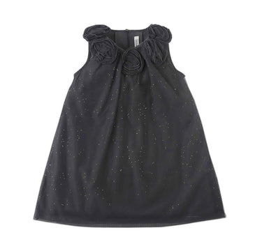 Gingersnaps Lurex Tulle Shift Dress with Corsages