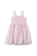 Load image into Gallery viewer, Gingersnaps Tulle Dress With Rose Corsages On Smocked Bodice
