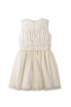 Load image into Gallery viewer, Gingersnaps Dotted Tulle Smocked Bodice Dress

