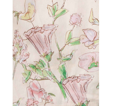 Gingersnaps Floral Print Dress with Ruched On Front Bodice