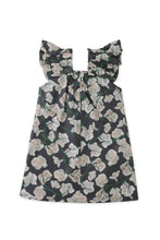 Load image into Gallery viewer, Gingersnaps Orchid Print Swing Dress With Ruffle Sleeves
