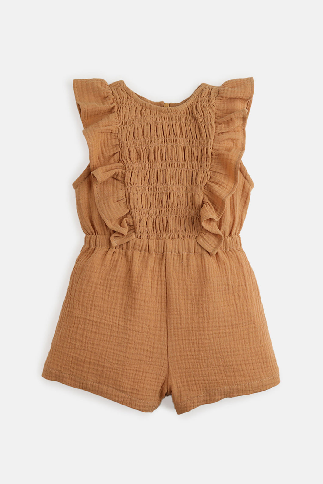 Gingersnaps Smocked Playsuit with Ruffles