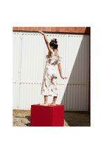 Load image into Gallery viewer, Gingersnaps Printed Muslin Jumpsuit with Ruffled Sleeves
