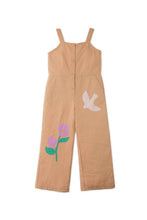 Load image into Gallery viewer, Gingersnaps Strappy Jumpsuit with Front Button Closure and Appliques
