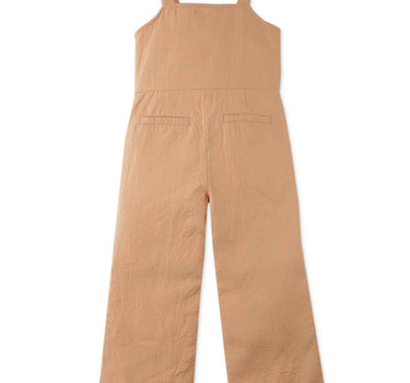 Gingersnaps Strappy Jumpsuit with Front Button Closure and Appliques