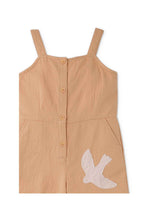 Load image into Gallery viewer, Gingersnaps Strappy Jumpsuit with Front Button Closure and Appliques
