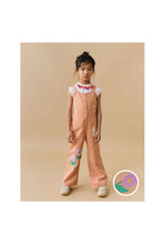Load image into Gallery viewer, Gingersnaps Strappy Jumpsuit with Front Button Closure and Appliques
