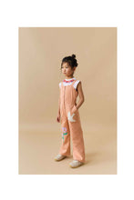 Load image into Gallery viewer, Gingersnaps Strappy Jumpsuit with Front Button Closure and Appliques
