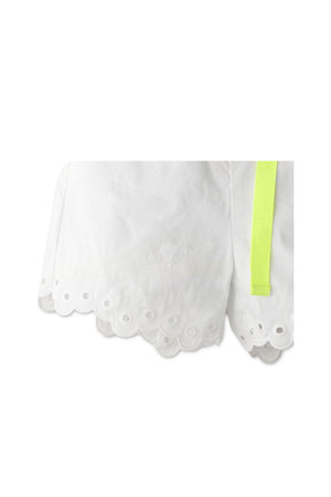 Gingersnaps Scalloped Paper Bag Shorts with Garisson Belt