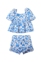 Load image into Gallery viewer, Gingersnaps Empire Top with Sweetheart Neckline Shorts Set

